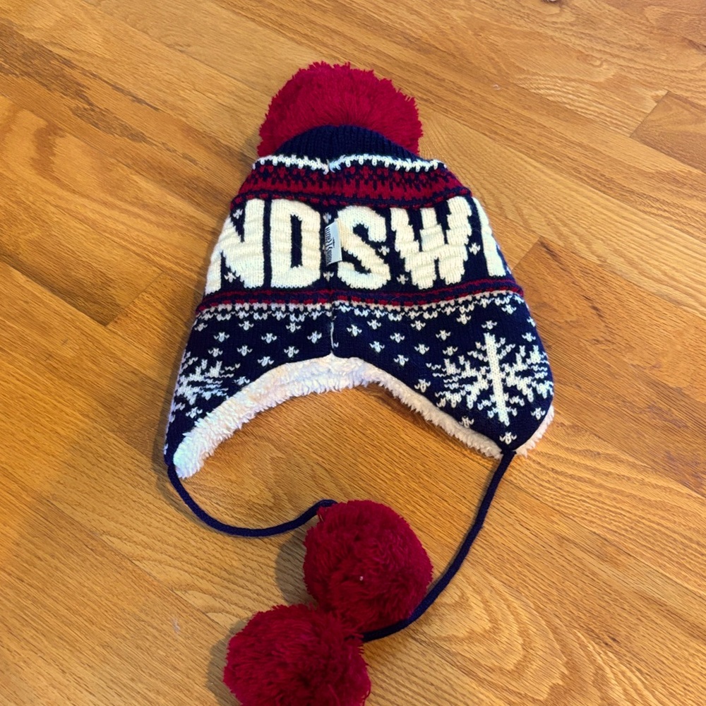 Red white and blue Switzerland hat